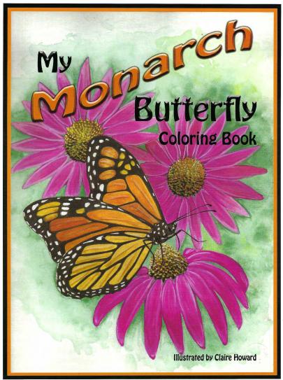 My Monarch Butterfly Coloring book Cover